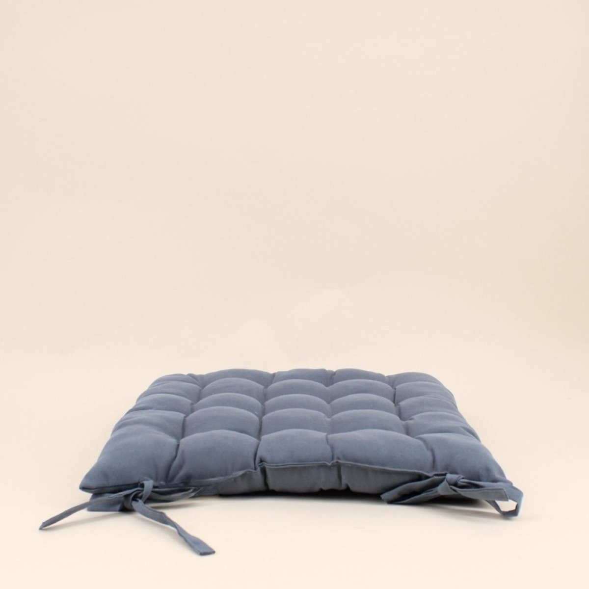 Lot de 4 galettes de chaise 40x40cm gris, ORNAMI