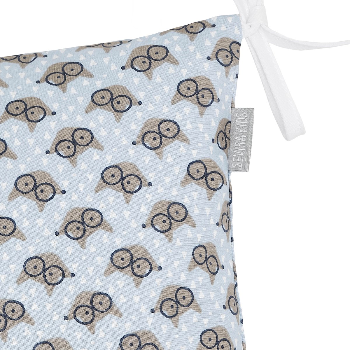 Taies de coussin pour tour de lit modulable ELI ESKIMO bleu marine, SEVIRA KIDS