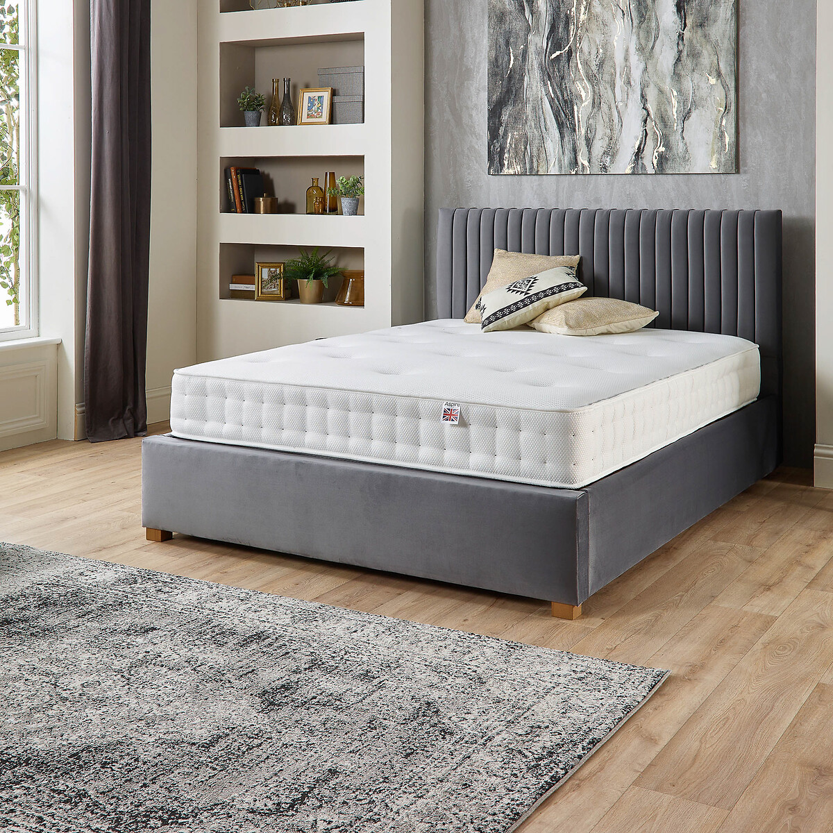 True Hybrid Natural & Memory Pocket+ Mattress white, ASPIRE