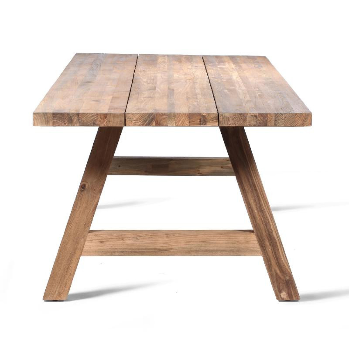 Table de repas en bois massif pour intérieur et extérieur - CANTANA bois clair, MATHI DESIGN