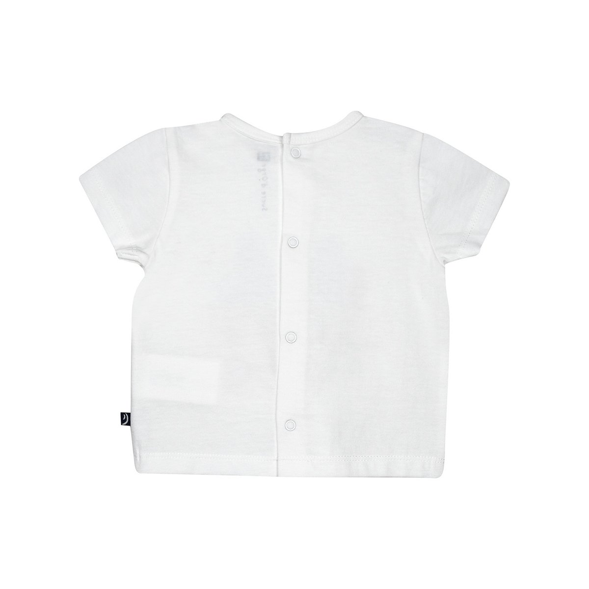 Ensemble tshirt + bermuda rony sucre d'orge blanc, SUCRE D'ORGE