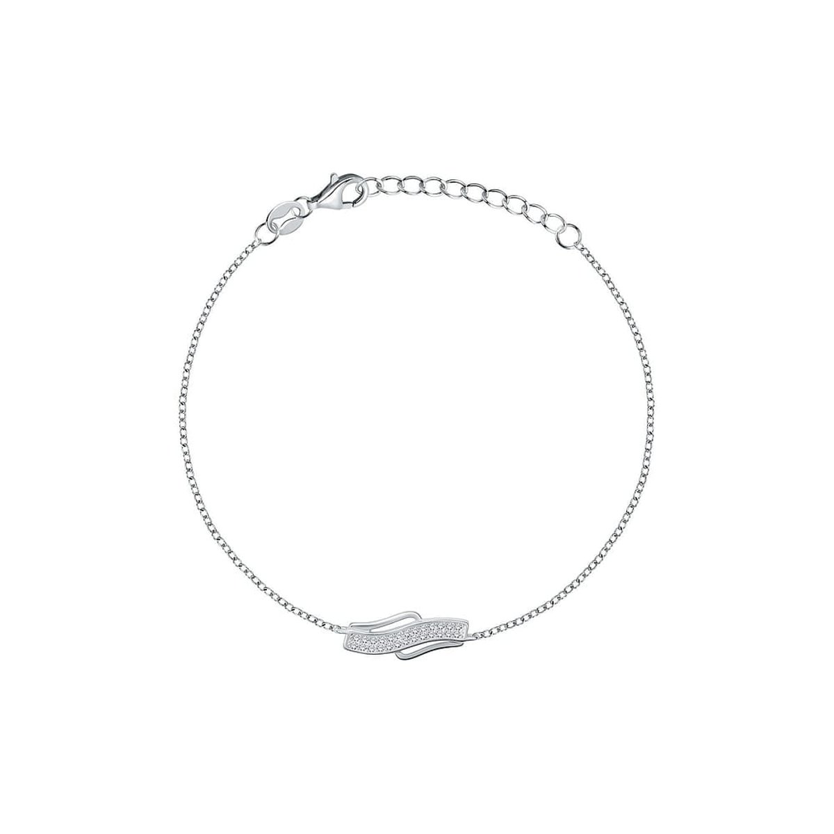 Bracelets en Argent/oxyde de zirconium De Zirconium et Oxyde de zirconium argent, CLEOR