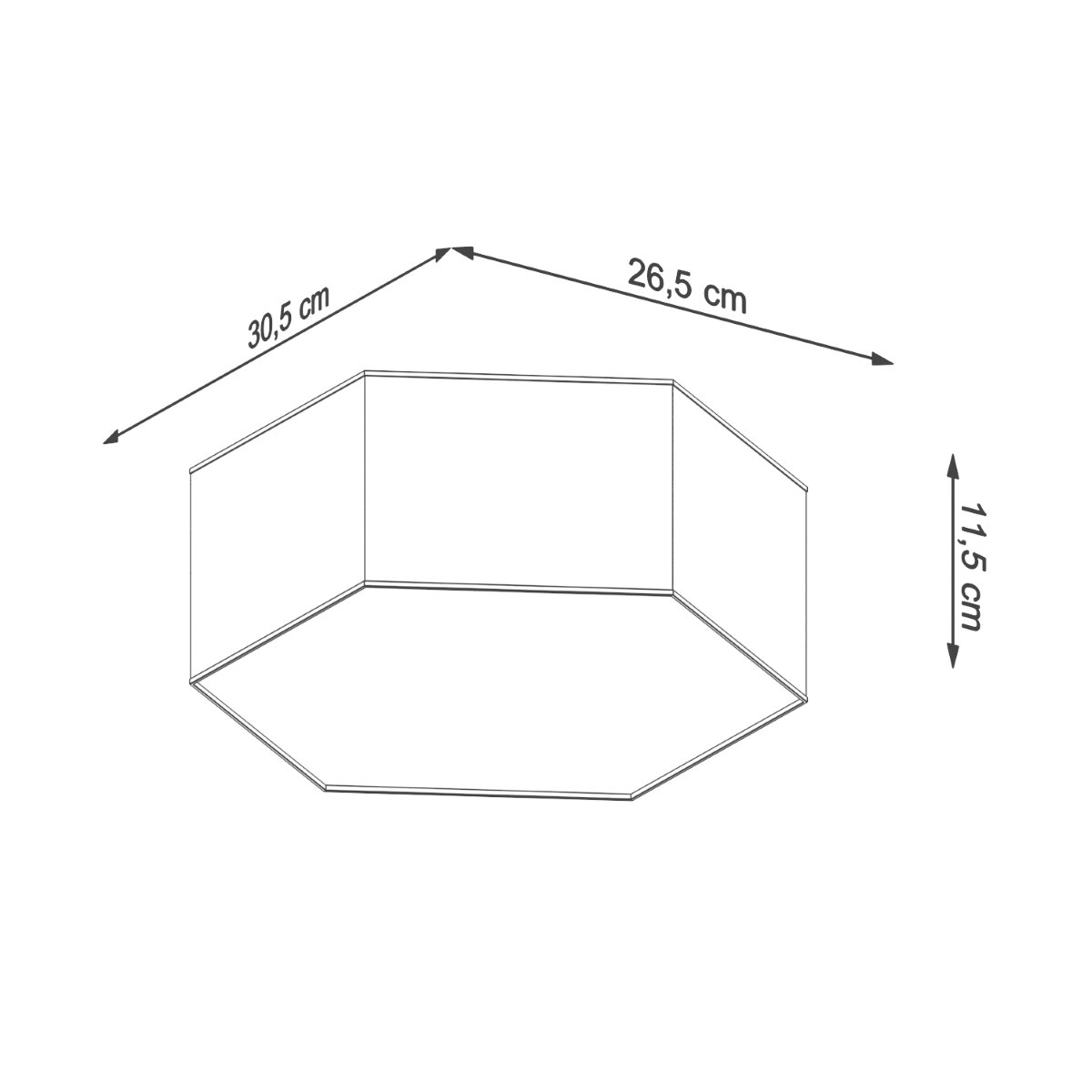 Plafonnier PVC Blanc E27 2 Sunde 11 blanc, EDEN