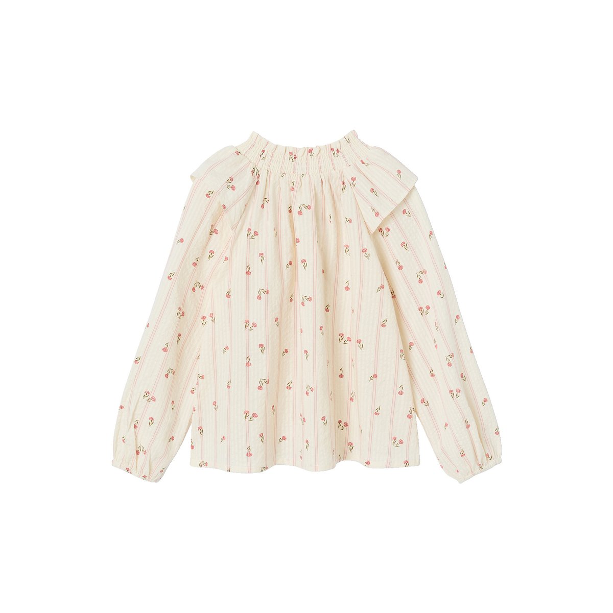 Blouse manches longues écru, VERTBAUDET