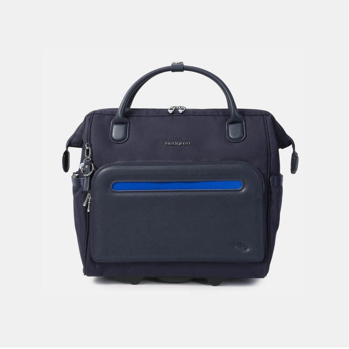 Sac ordinateur à roulettes grand volume sécurisé peacoat blue, HEDGREN