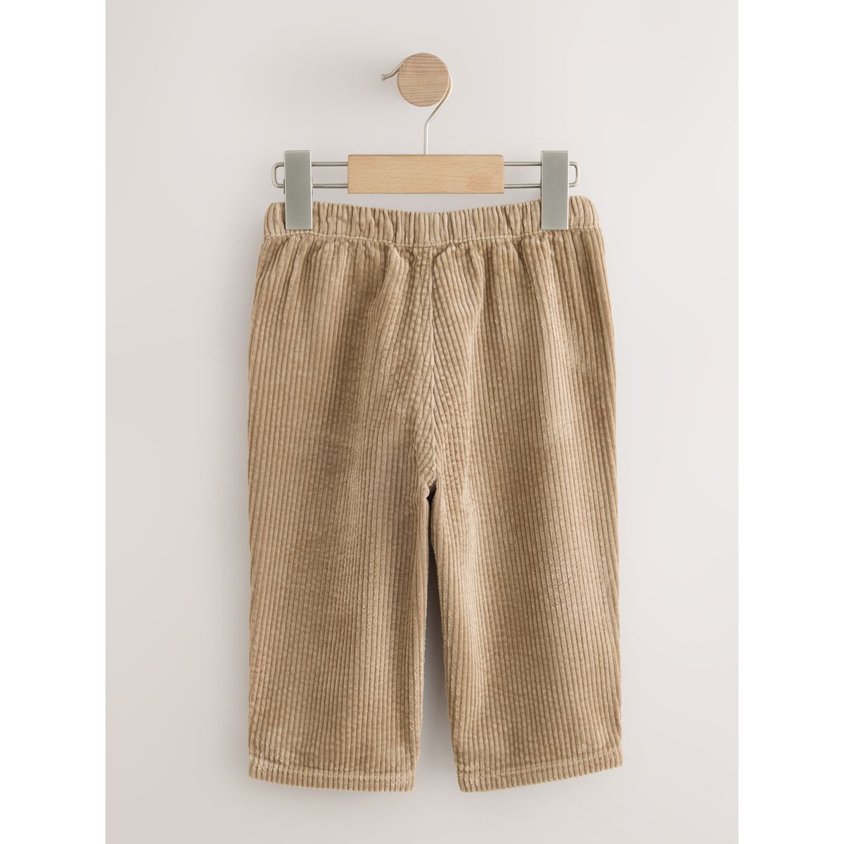 Pantalon en velours côtelé texturé beige pierre, NEXT