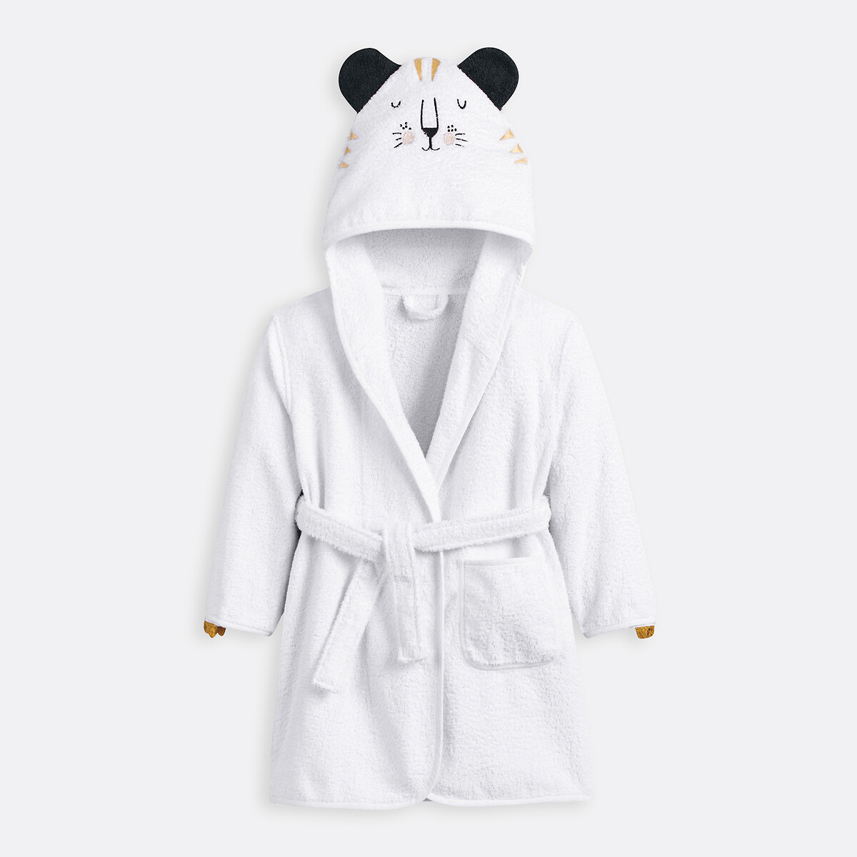 Peignoir coton biologique Kalou 400 g/m2 blanc, LA REDOUTE INTERIEURS
