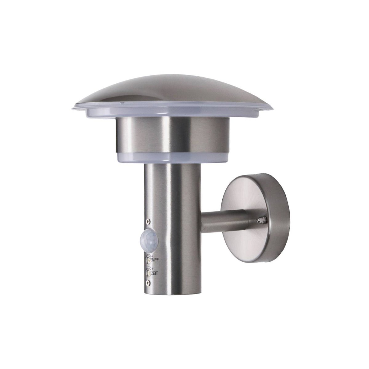 Applique extérieure en inox moderneLED acier inoxydable, blanc transparent, LINDBY