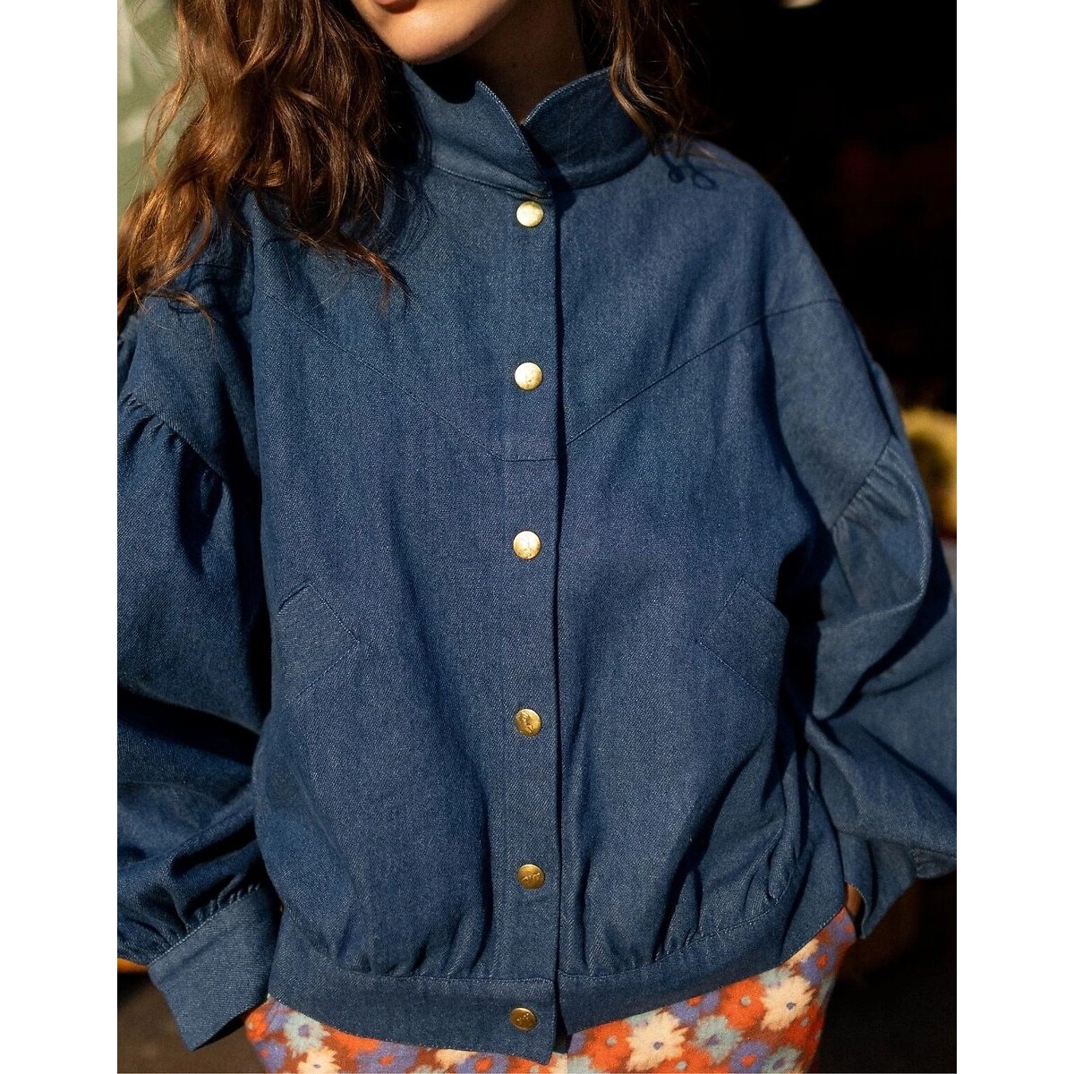 Veste ample en denim, VIVA denim, APACHES COLLECTIONS
