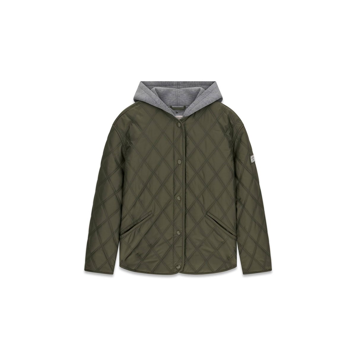 Veste Matelassée À Capuche vert, GUESS