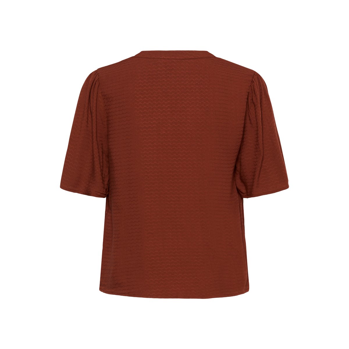 Blouse à manches courtes orange henna, KAFFE
