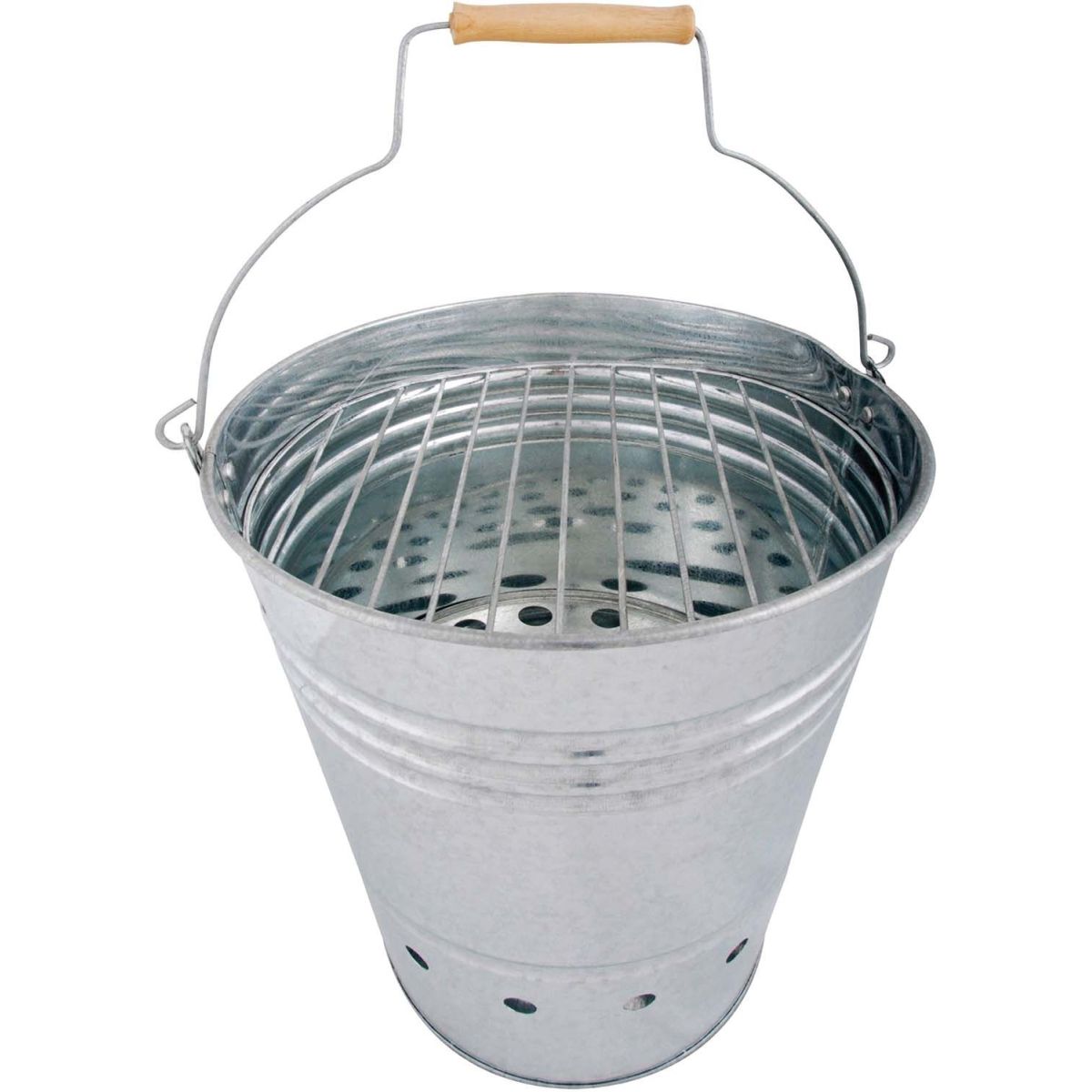 Seau barbecue en métal stackable, FANCY FLAMES