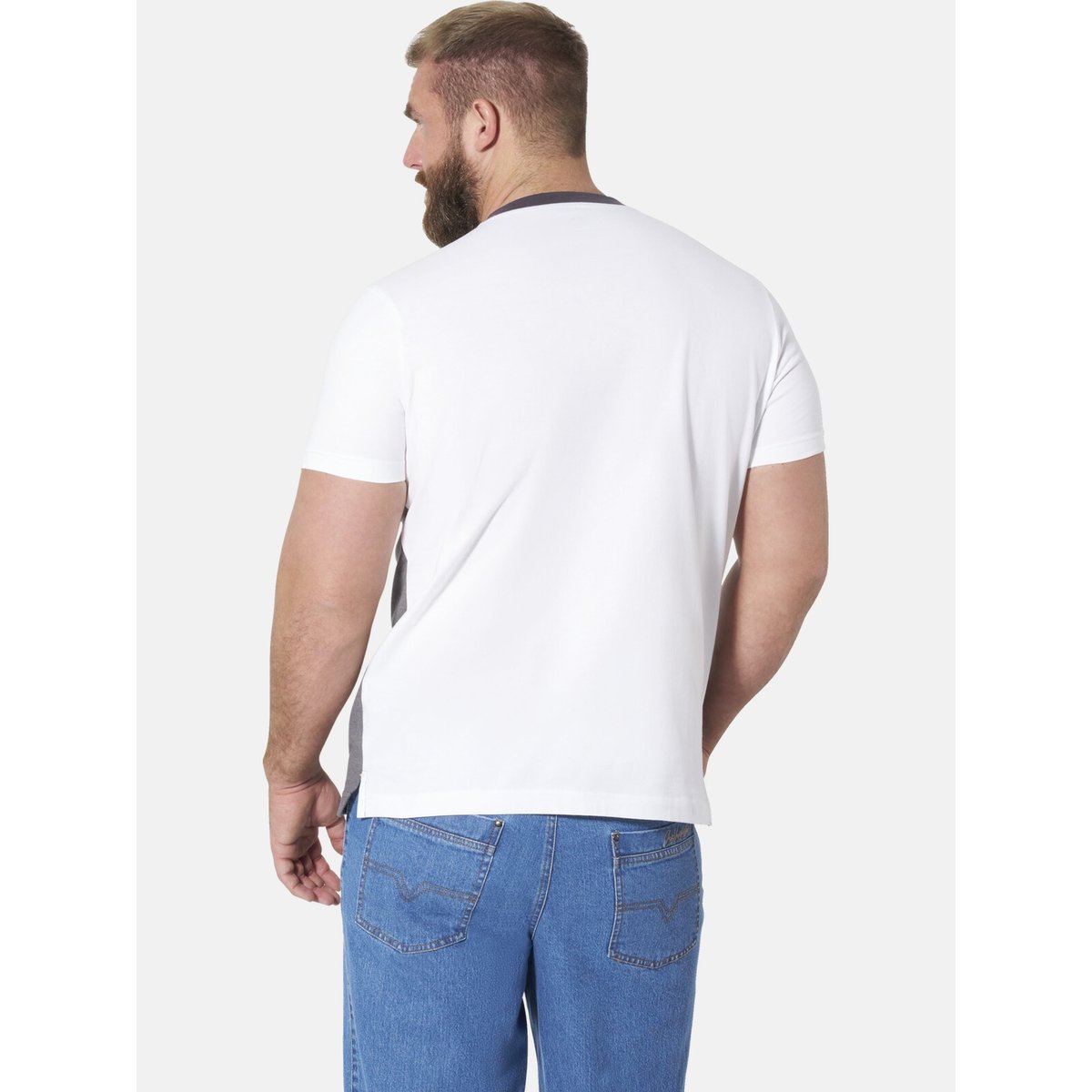 T-shirt IVERSEN gris, JAN VANDERSTORM