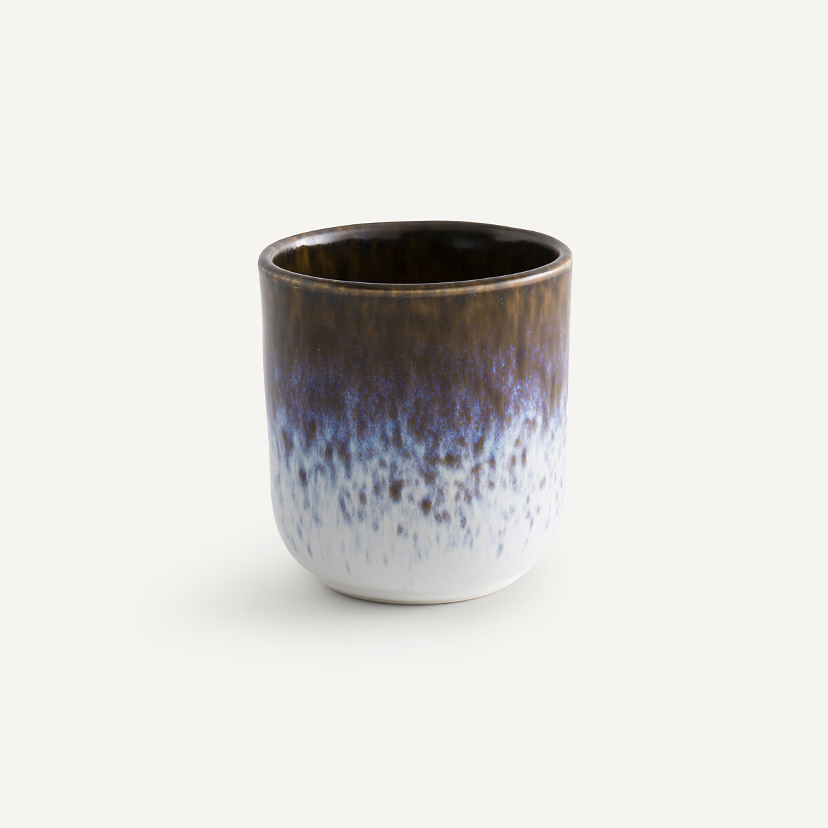 Lot de 4 tasses en grès émaillé, Amadora bleu/marron/blanc, AM.PM