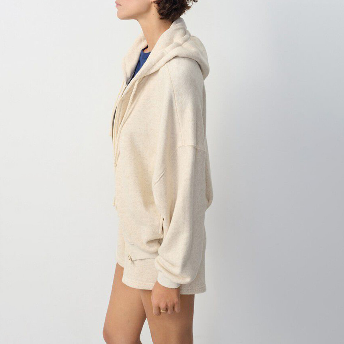 Itonay Zip-Up Hoodie ecru , AMERICAN VINTAGE