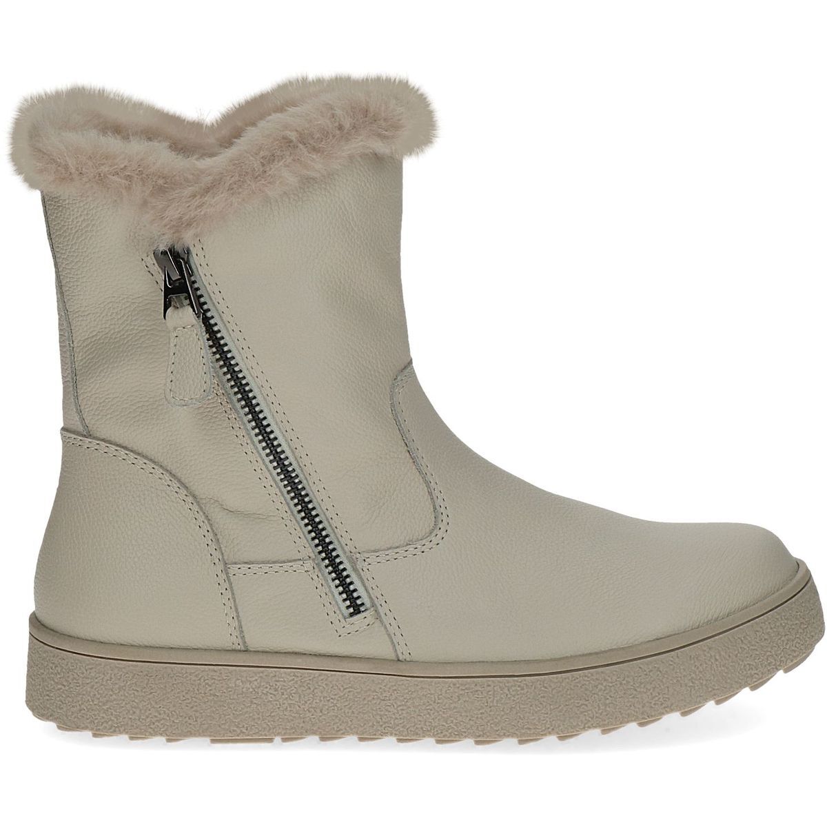 Bottine fourée beige dune, CAPRICE