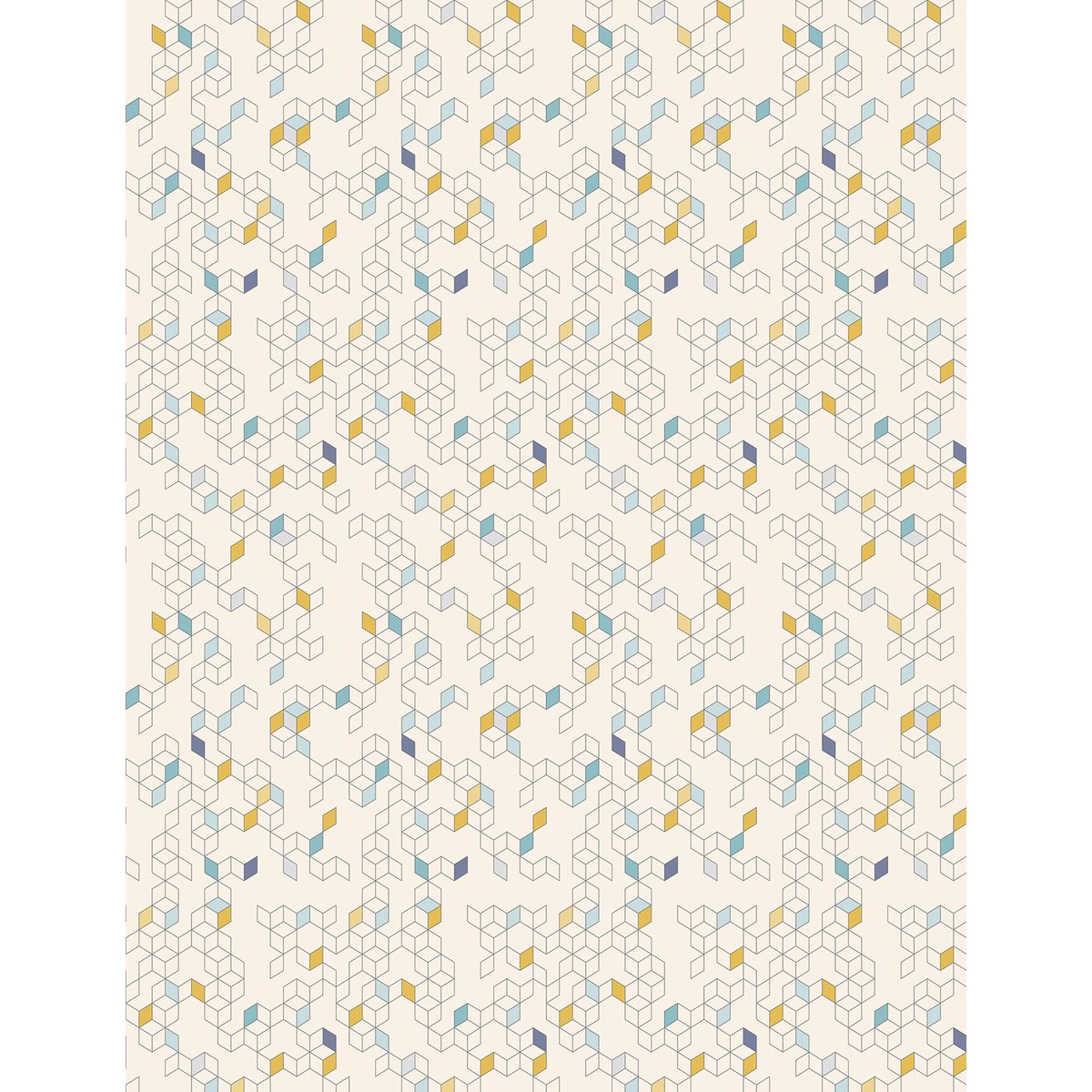 Papier peint Keziah jour intissé, HEXOA