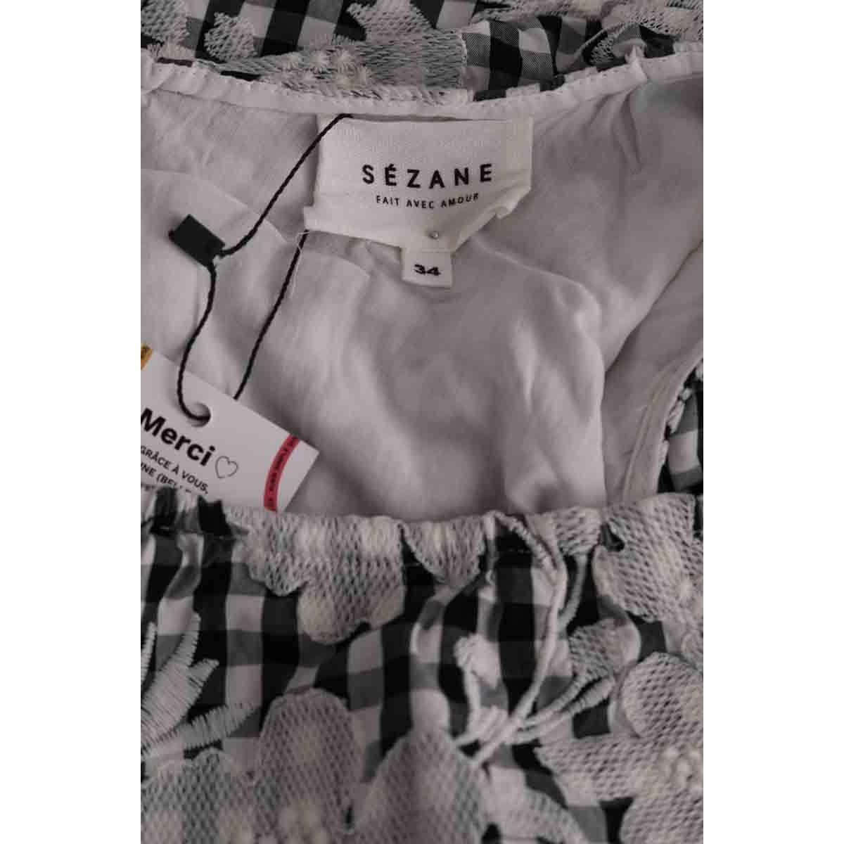 Robe - Très Bon État blanc, SEZANE