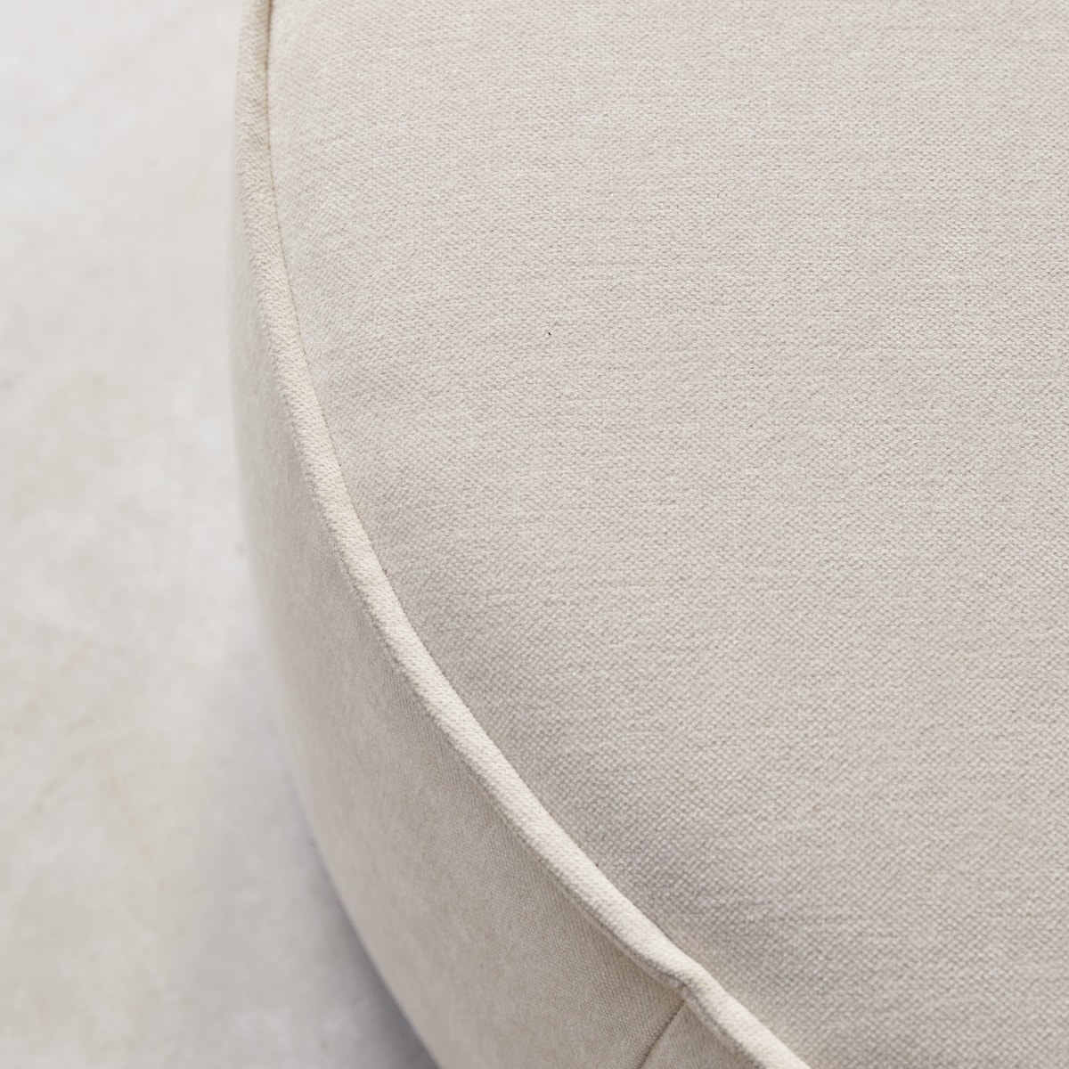 Repose-pied en Tissu, DARIO beige, TIKAMOON