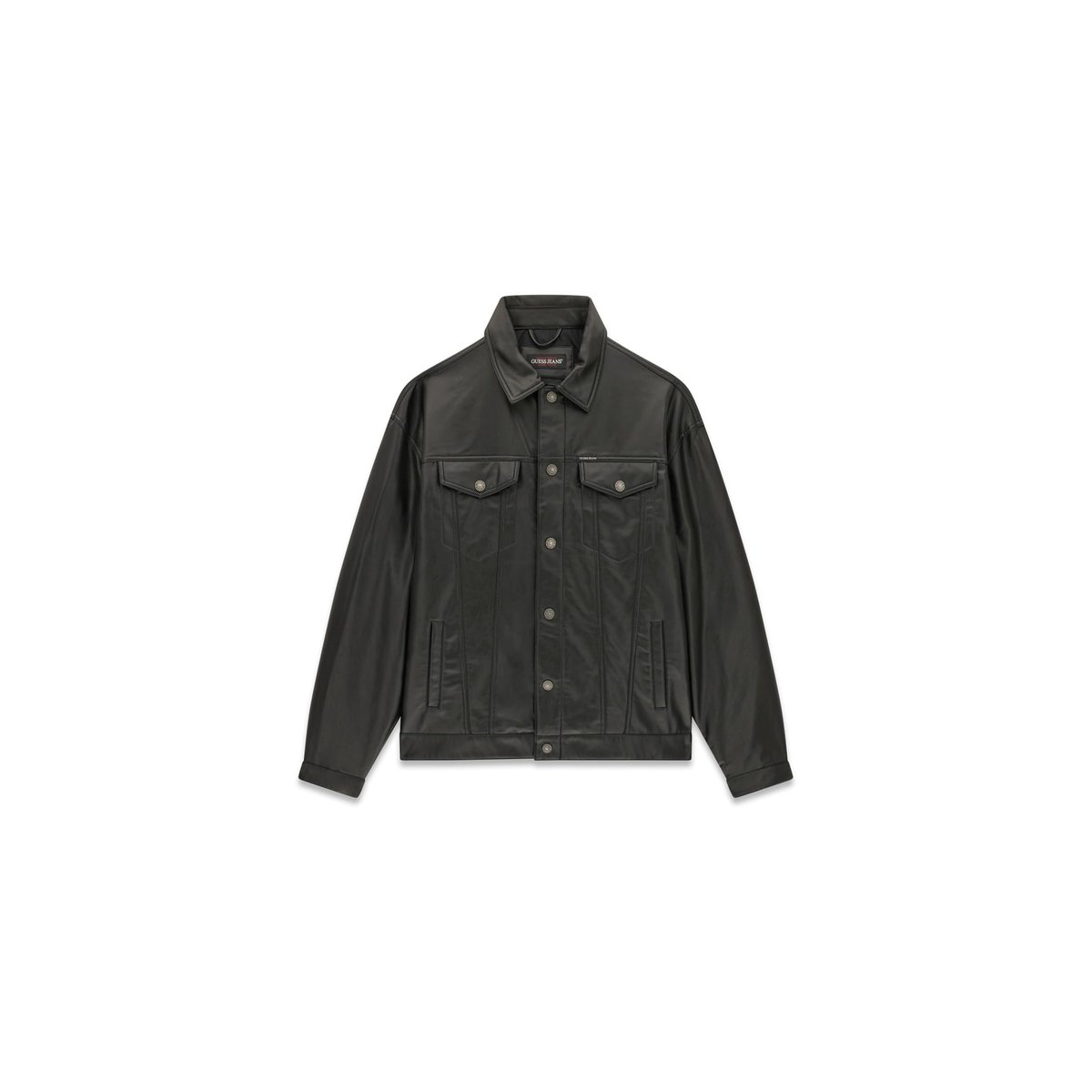 Veste En Simili Cuir noir, GUESS