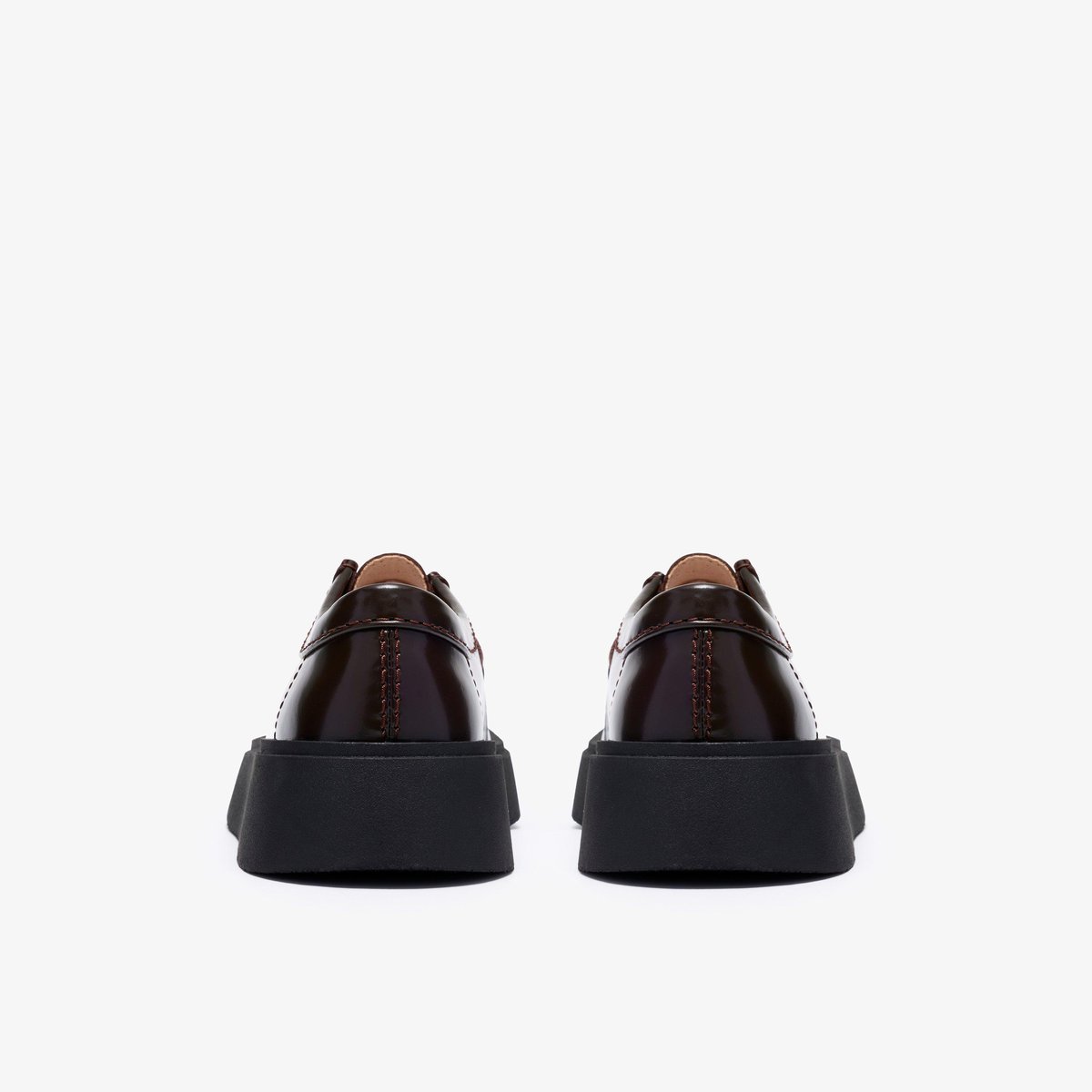 Derbies richelieus Cuir TORVIEW W marron foncé, CLARKS