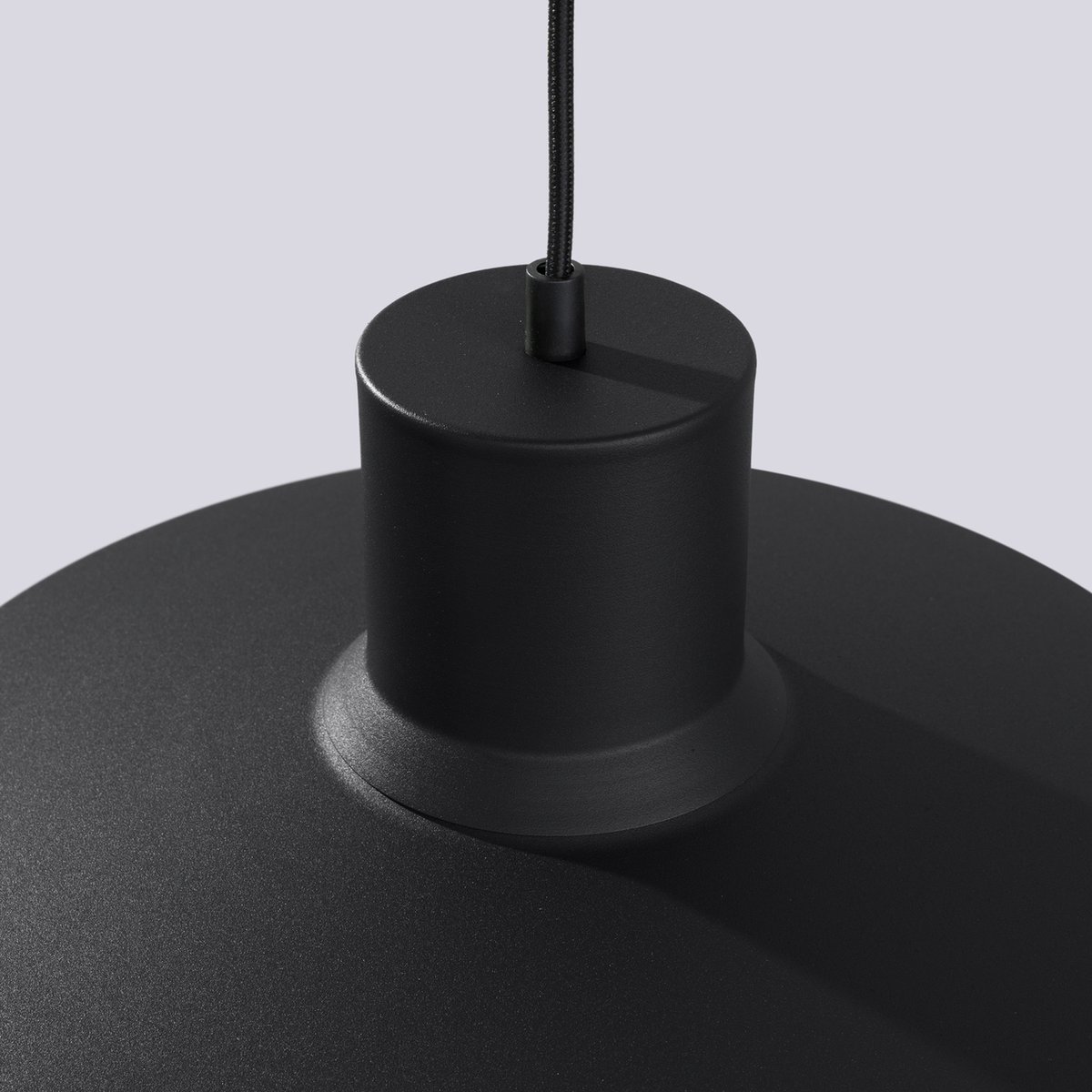 Suspension Acier Noir E27 1 Bilo noir, EDEN