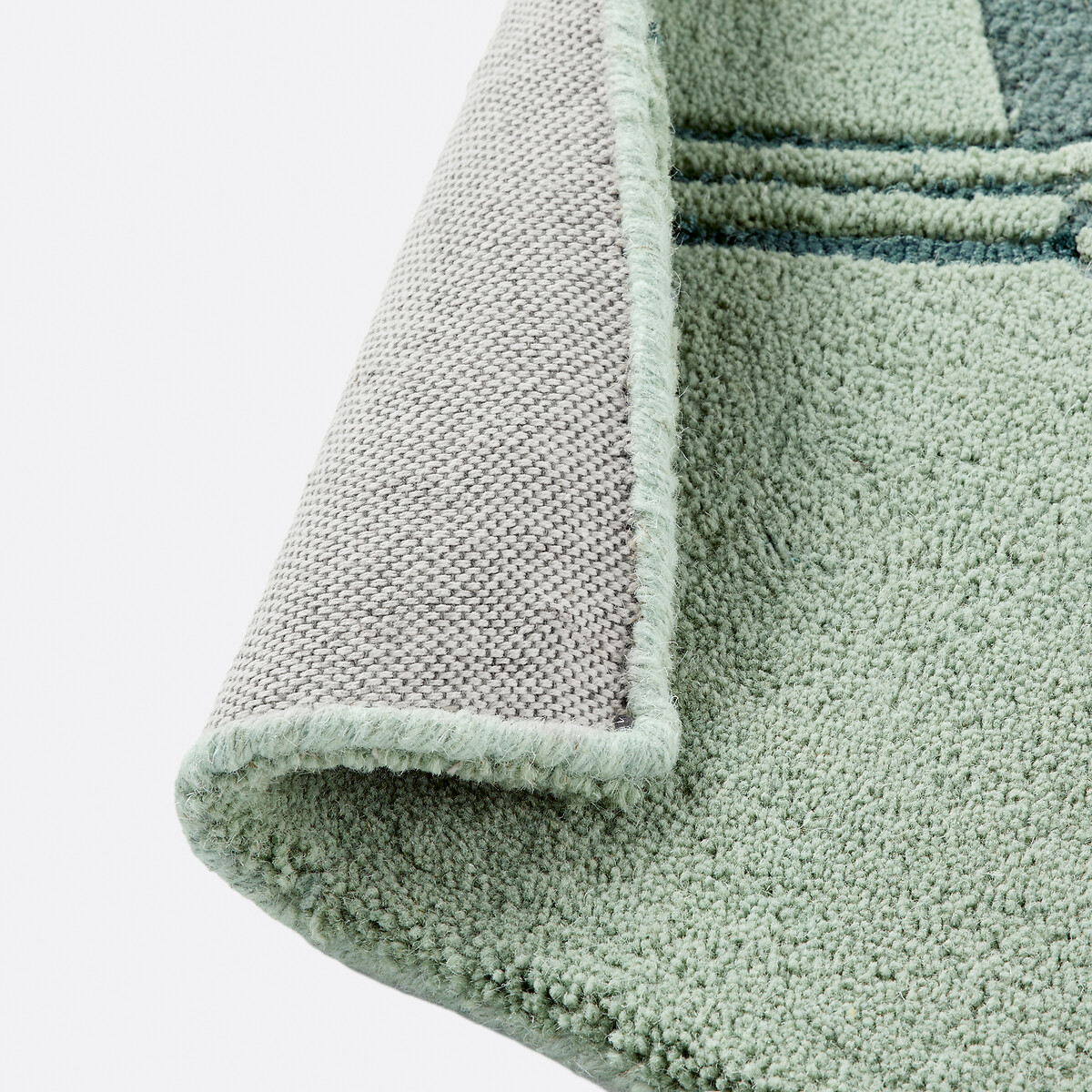 Tapis en 77% laine, NOTTON vert, LA REDOUTE INTERIEURS