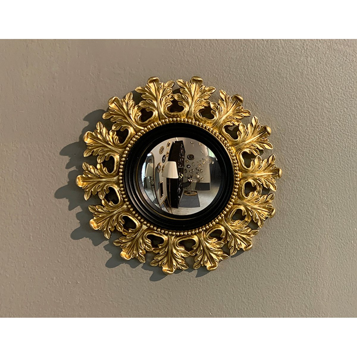 Miroir convexe 20.5cm or, EMDE