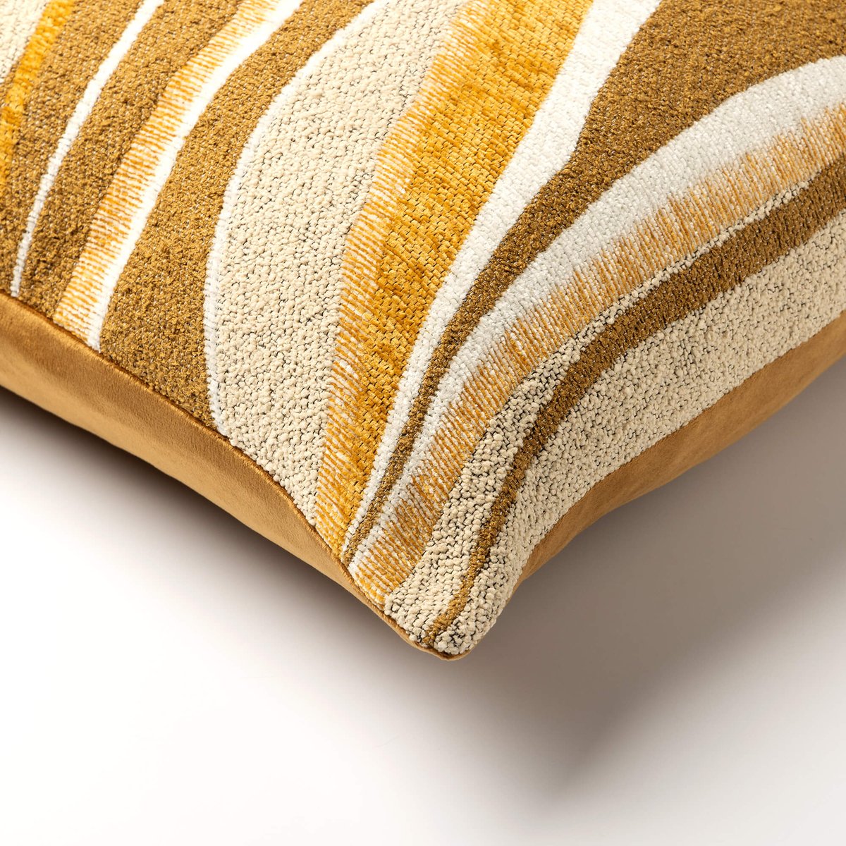 Coussin Peggi moutarde, DUTCH DECOR