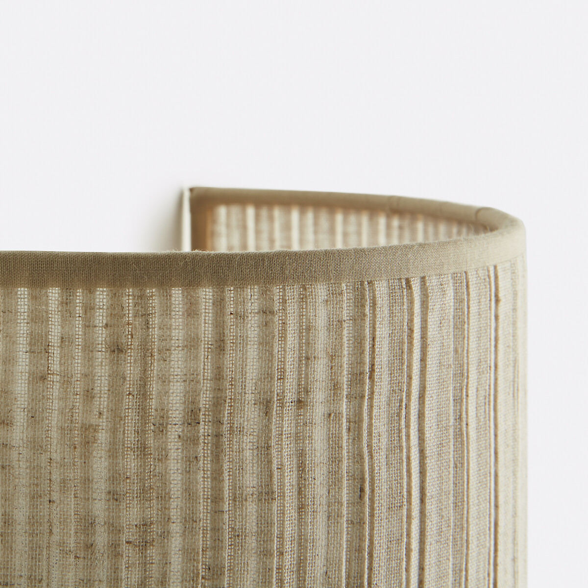 Applique en lin plissé H25 cm, Jakoma naturel, LA REDOUTE INTERIEURS