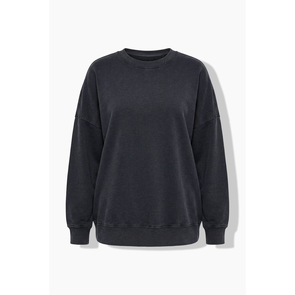 Sweat, coupe oversize, style vintage chiné anthracite, STUDIO UNTOLD