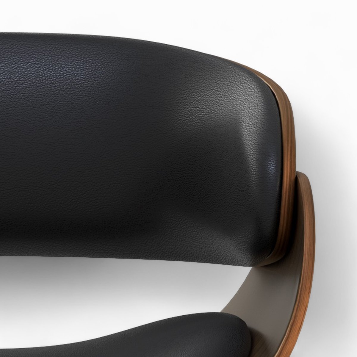 Table et chaises 8 personnes en cuir synthétique - SURDIMAN marron et noir, MAISON PAVANE