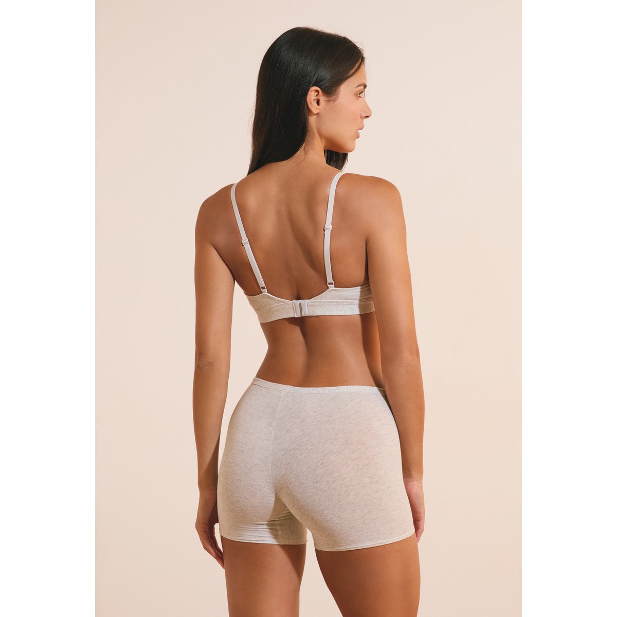 Soutien-gorge N.8 - Le triangle sans armatures COTON 360 argent, ETAM
