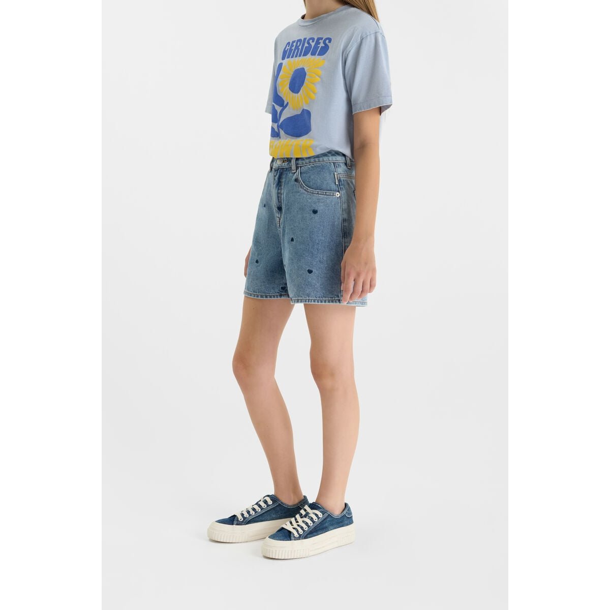 Short en jeans EVAGI blue, LE TEMPS DES CERISES
