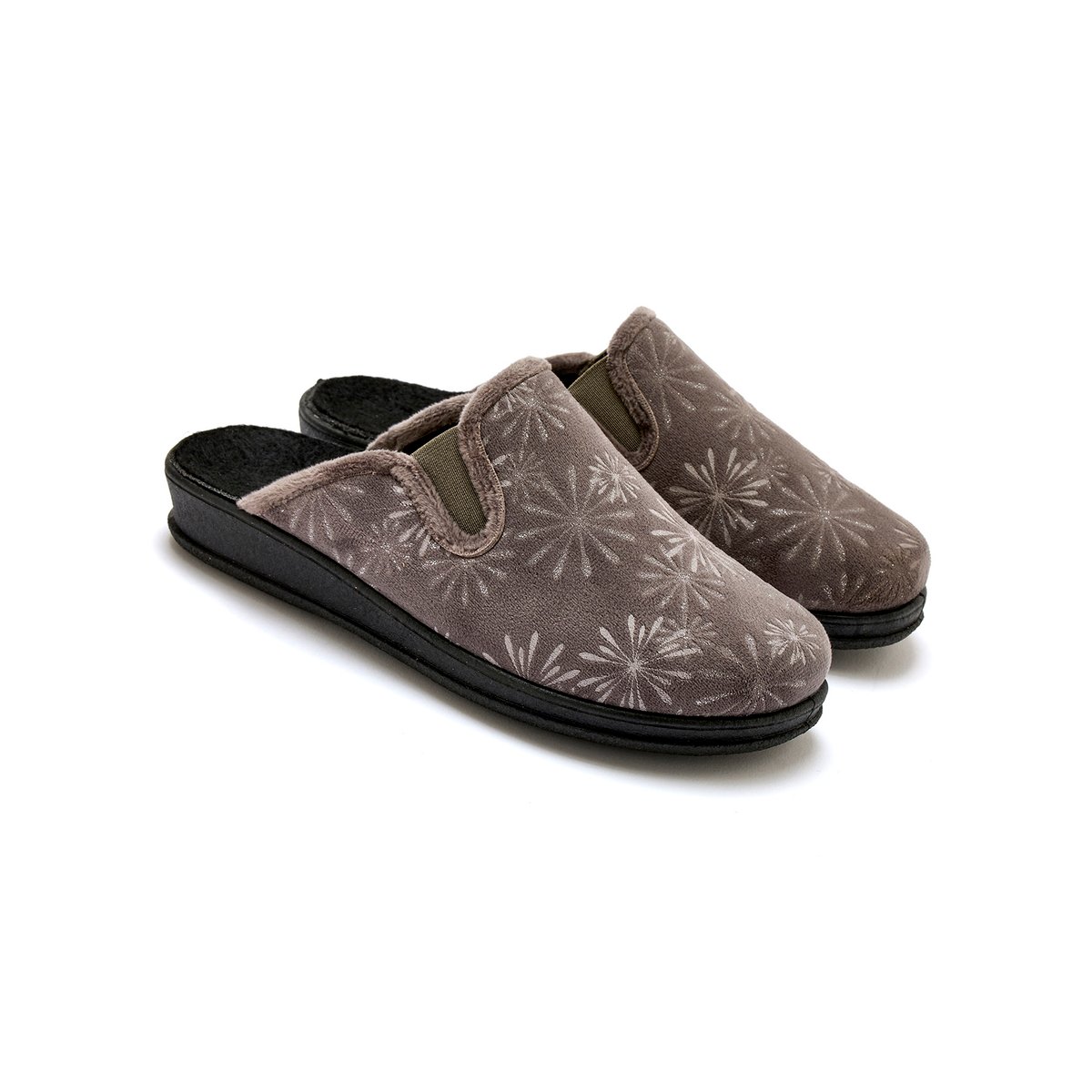 Mules avec élastiques gris, PEDICONFORT