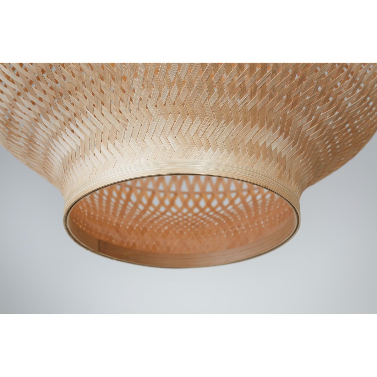Lampe Suspendue Bambou BARBADOS marron, GOOD & MOJO