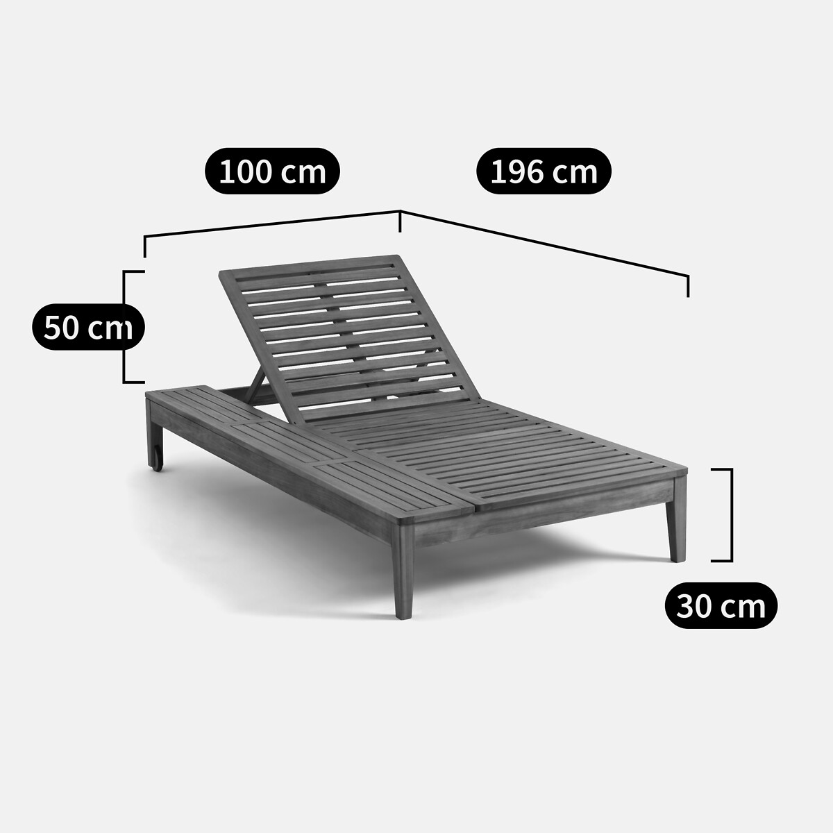 Bain de soleil acacia, Pya ecru, LA REDOUTE INTERIEURS