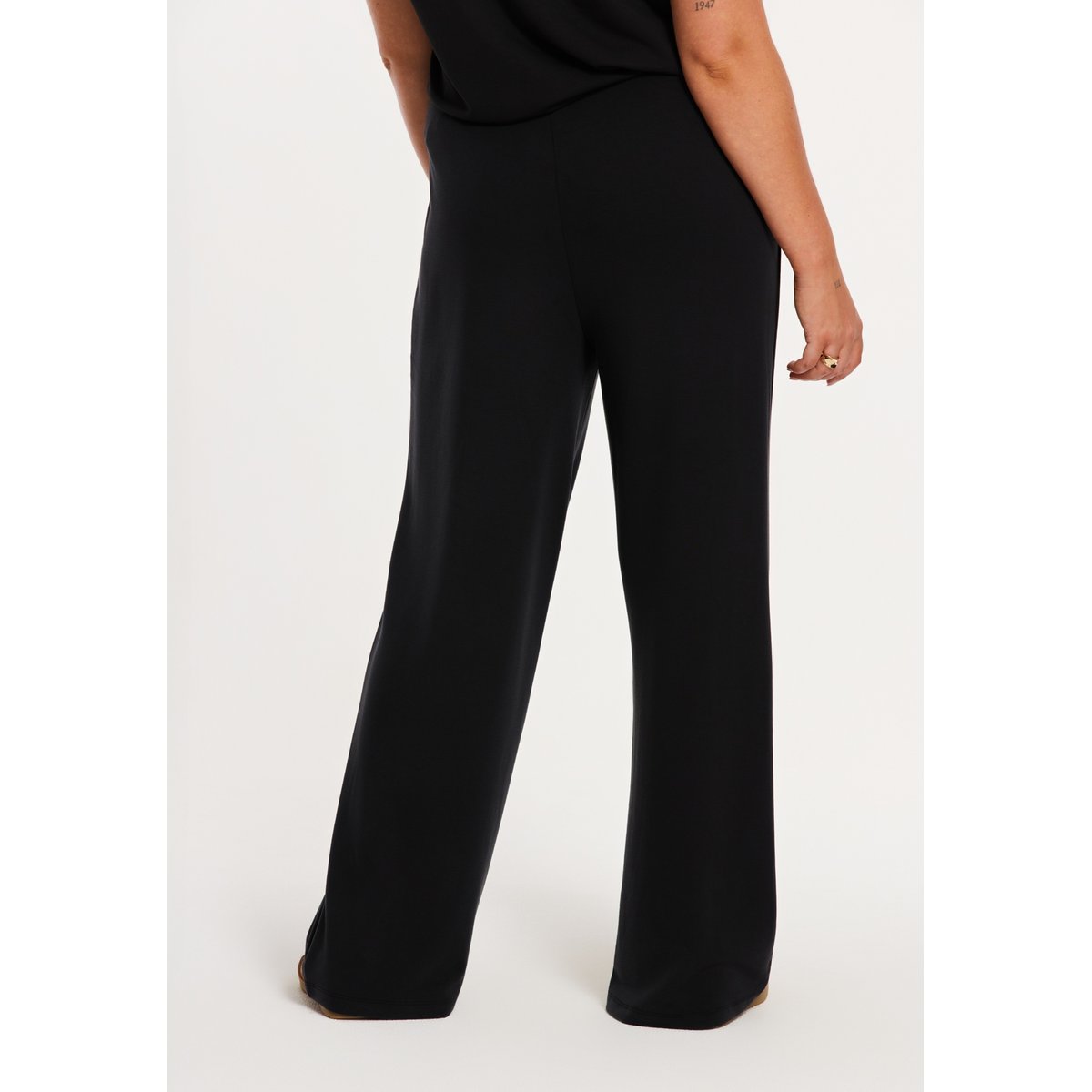 Pantalon Flare Fit noir, YOEK
