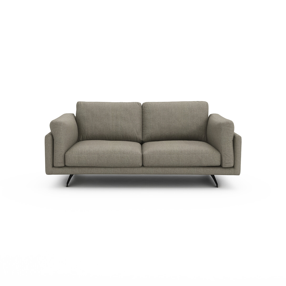 Zetel in tweed, 2-zit, César naturel/lichtgrijs, AM.PM