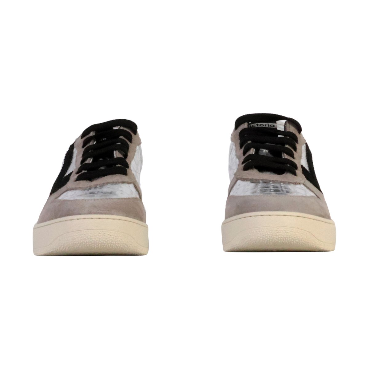 Baskets en cuir Madrid plata, VICTORIA