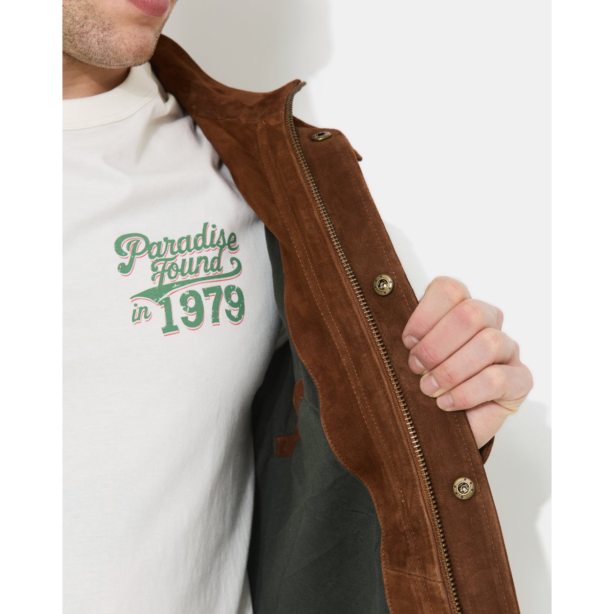 Veste en cuir DAGGER marron, CHEVIGNON