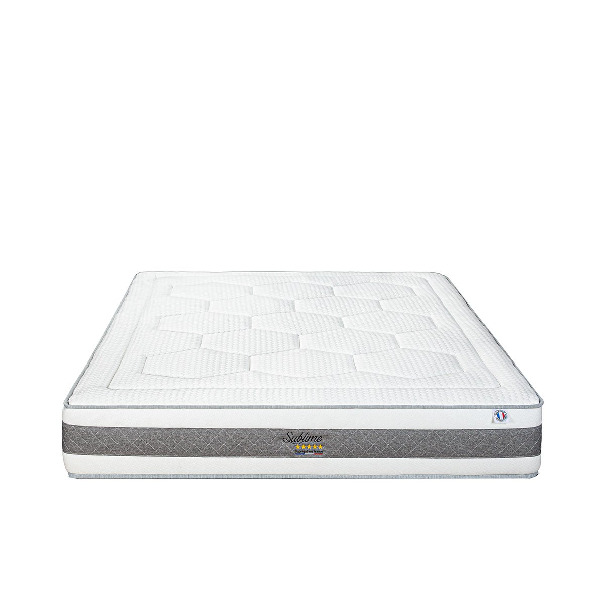 Matelas Mémoire de forme 22 cm SUBLIME - HYPSOM blanc, BELLECOUR