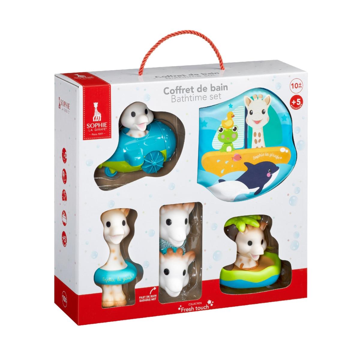 Jouet de bain tuyaux folies multicolore Sophie La Girafe La Redoute