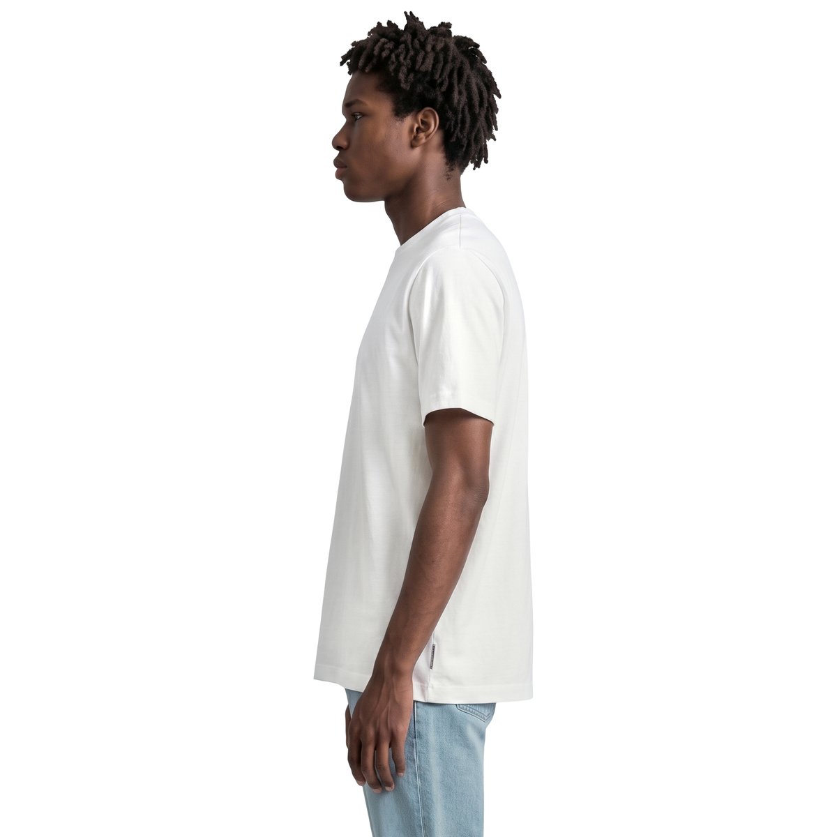 T-shirt ample en jersey de coton bio épais blanc, MARC O’POLO DENIM