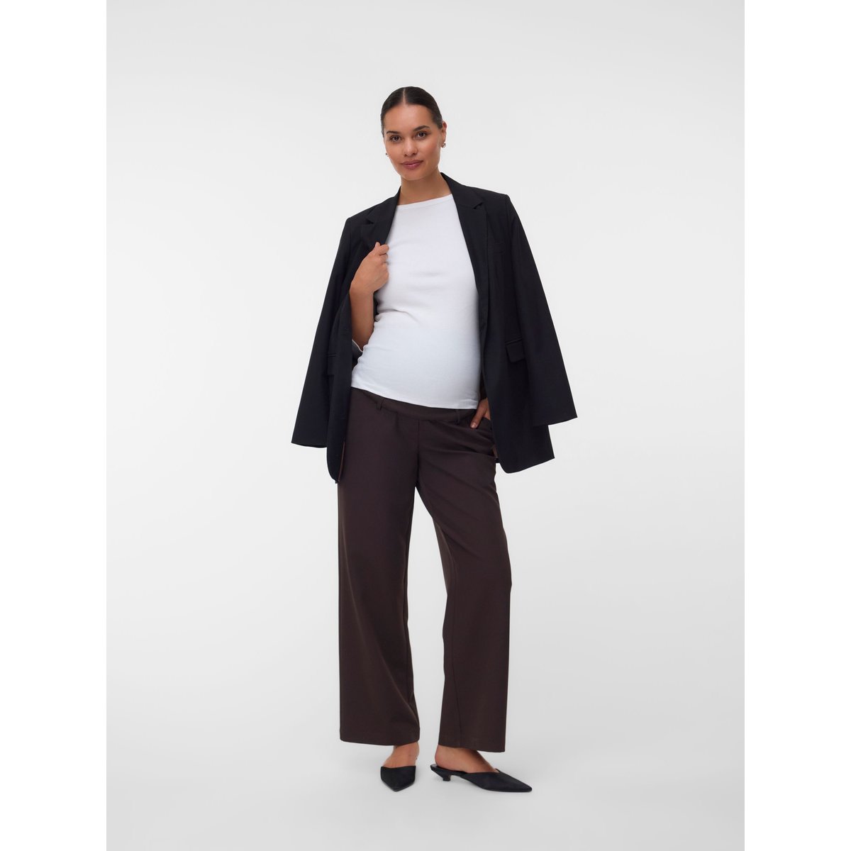 Pantalon marron - chocolate torte 1, VERO MODA