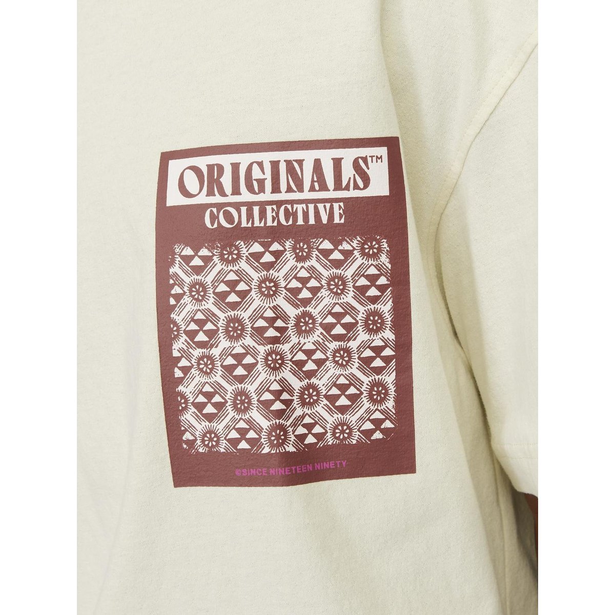 T-Shirt buttercream, JACK & JONES