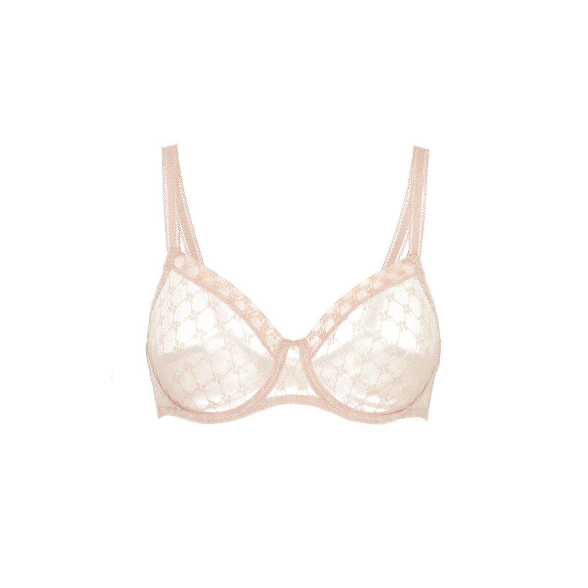 Soutien-gorge avec armatures moulé décolleté plongeant, PLUME nude, SIMONE PERELE
