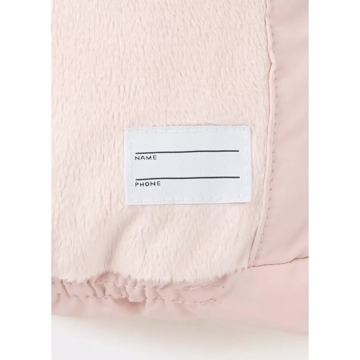 Anorak matelassé imitation fourrure rose, MANGO BABY