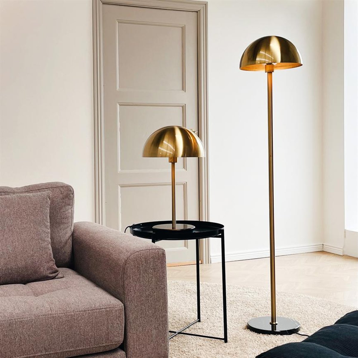 Lampe à poser en Métal brass/marble Nancy brass, DYBERG LARSEN