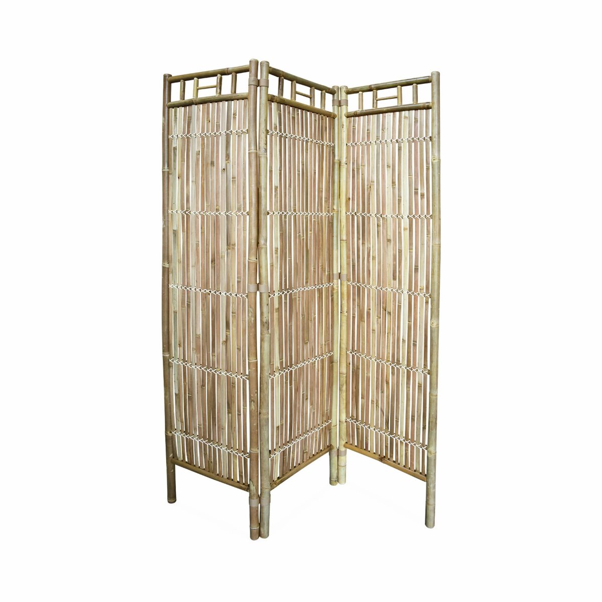 Paravent pliant bambou FIDJI naturel, SWEEEK